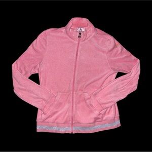Juicy Couture Pink Full-Zip Track Jacket